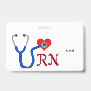 RN Name Badge ID Badge