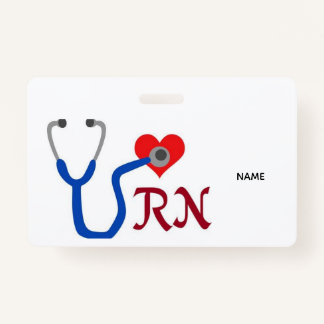 RN Name Badge ID Badge