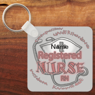 RN nurse axiom Key Ring