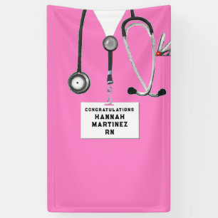 RN Nurse Graduation Party Banner