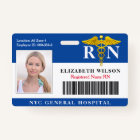 RN Nurse | Hospital Medical Employee Photo ID