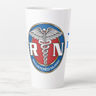 RN Nurse Latte Mug