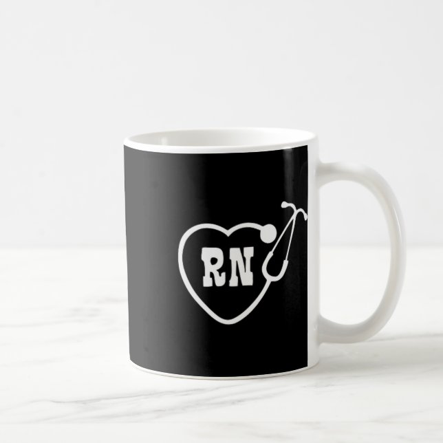 Rn Nurse Logo  Coffee Mug (Right)