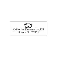 RN Nurse Professional Self-inking Stamp