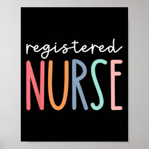 Rn Nurse Registered Nurse Nurses Er Nurse Icu Wome Poster