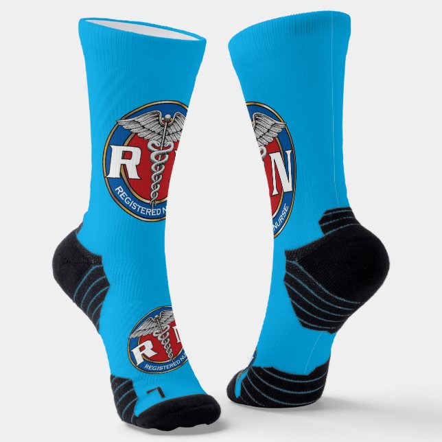 RN Nurse Socks (Angled)
