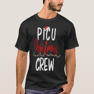 RN Nursing Christmas ER ICU PICU LPN Nurse Xmas T-Shirt