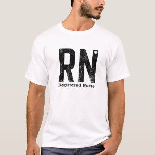 RN Registered Living That Nurse Life All Night Scr T-Shirt