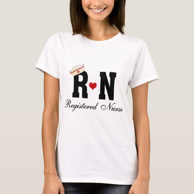 RN Registered Nurse T-Shirt (Front)