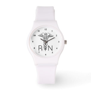 RN Registered Nurse Watch Caduceus Symbol