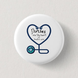 RN Registered Nurses Gifts 3 Cm Round Badge