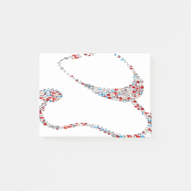 RN Stethoscope Post-it Notes (Front)