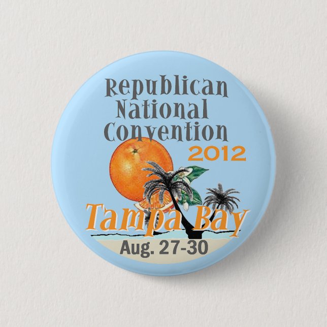 RNC Convention 6 Cm Round Badge (Front)