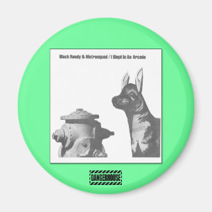 Rnd. Magnet Black Randy Arcade Dangerhouse