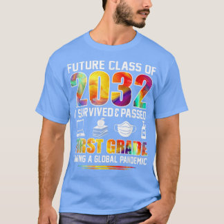 RngQ Colourful Class Of 2032 First Grade Back To S T-Shirt