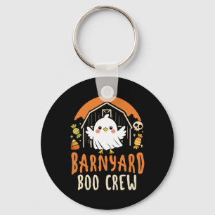 Rnyard Boo Crew - Cute Farm Animal Halloween  Key Ring