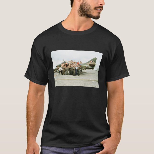 RNZAF 75 Squadron 1984 T-Shirt (Front)