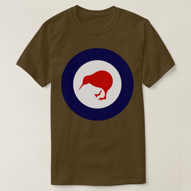 RNZAF Royal New Zealand Roundel T-Shirt (Design Front)