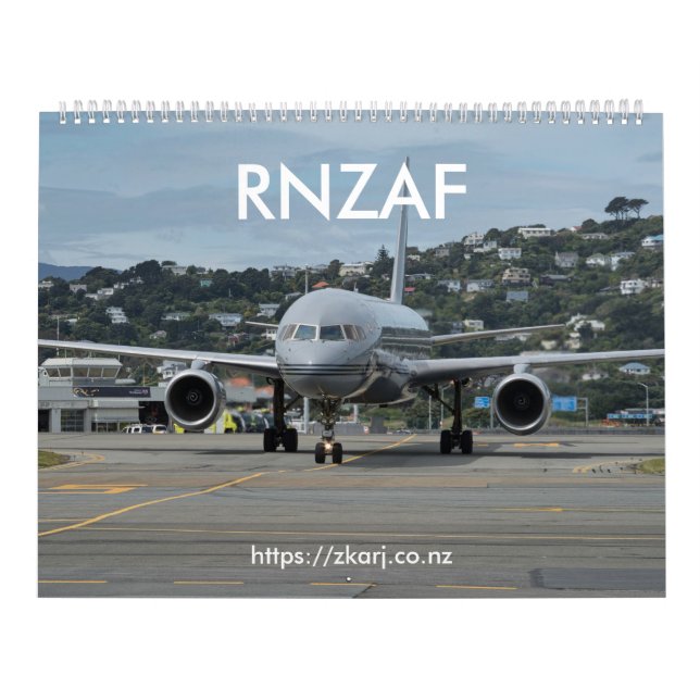 RNZAF — ZK-ARJ (large, 2-page month) Calendar (Cover)