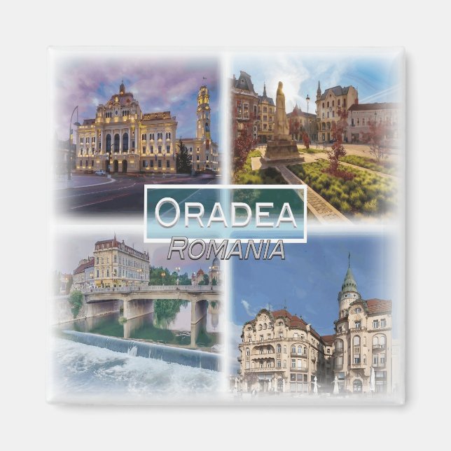 RO0013 Europe, Romania, Oradea, fridge Magnet (Front)