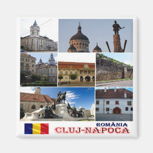RO - Romania - Cluj-Napoca - Mosaic Collage Magnet
