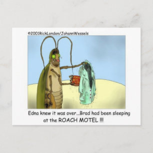 Roach Infidelity Funny Gifts, Tees, & Collectibles Postcard