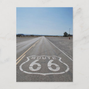 ROAD 66 TRAVEL POSTCARD