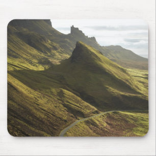 Road ascending The Quiraing, Isle of Skye, Mouse Pad