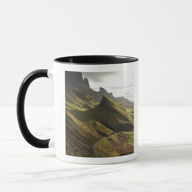 Road ascending The Quiraing, Isle of Skye, Mug (Left)