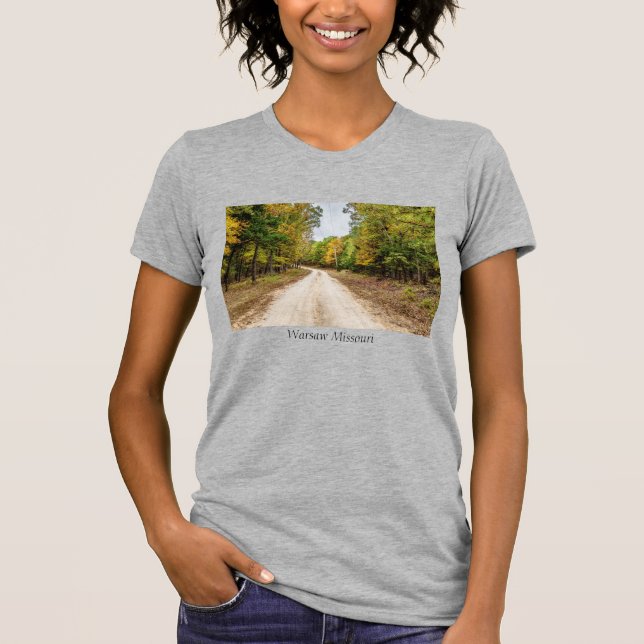Road At Seasons Change T-Shirt (Front)