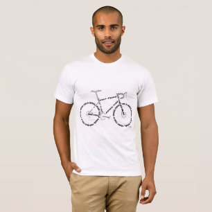 Road bicycle art design. T-Shirt