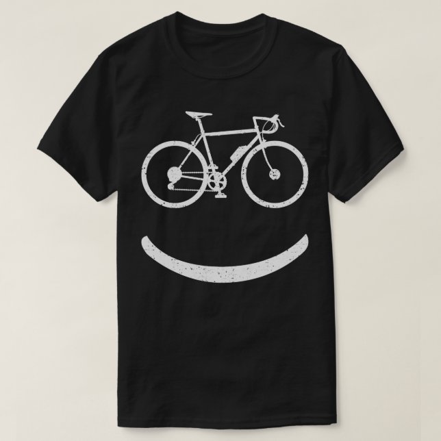 Road Bike Racing Bicycle Biking Biker  T-Shirt (Design Front)