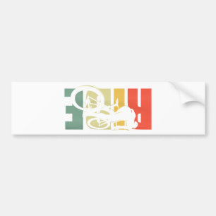 Road Biking Bicycle Cycling Bumper Sticker