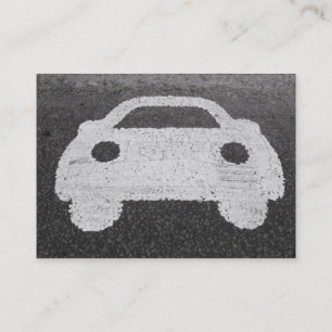 Road Car Symbol Business Card