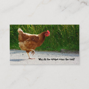 Road Crossing Chicken business card