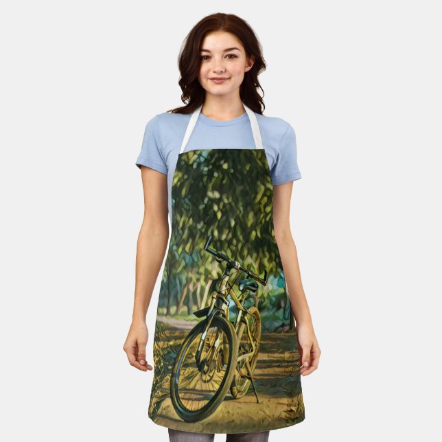 Road cyclist gifts apron (Worn)