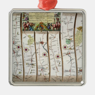 Road from London to Bristol Metal Tree Decoration