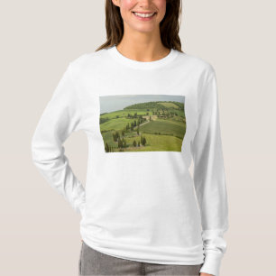 Road from Pienza to Montepulciano, T-Shirt