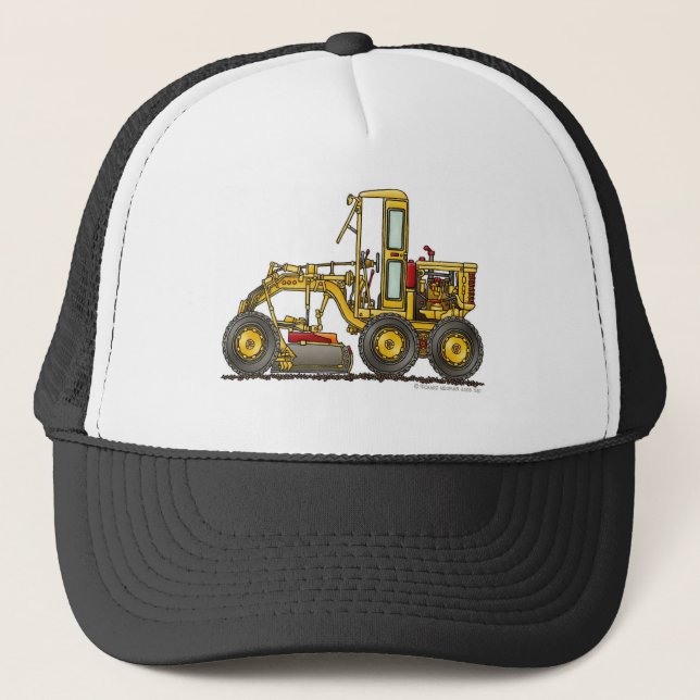 Road Grader Dirt Scraper Construction Hats (Front)