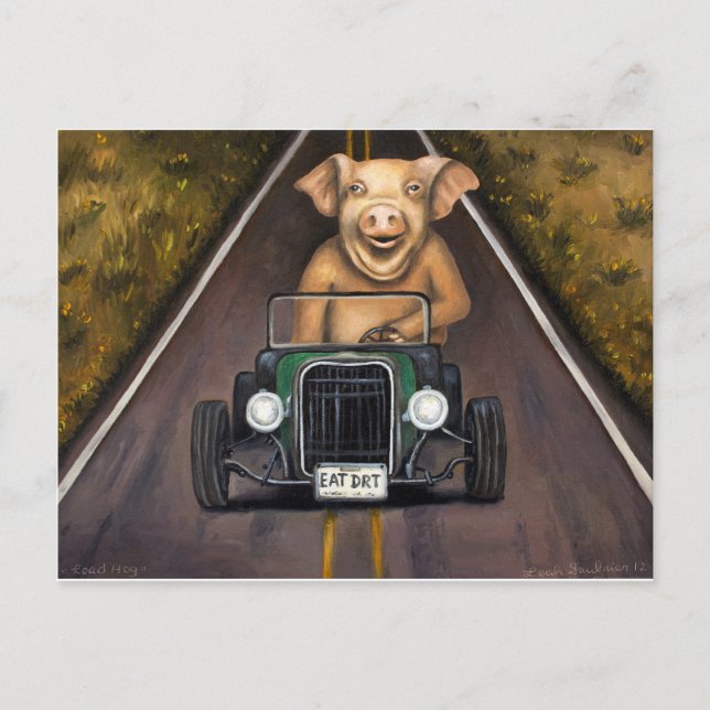 Road Hog Postcard (Front)