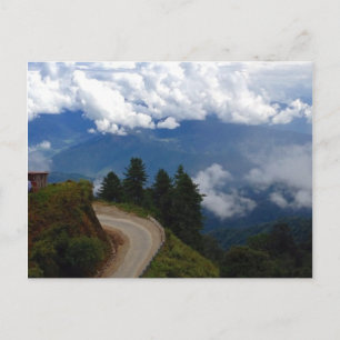 Road in Bhutan Postcard