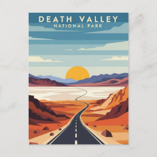 Road in Death Valley National Park Souvenir Postcard