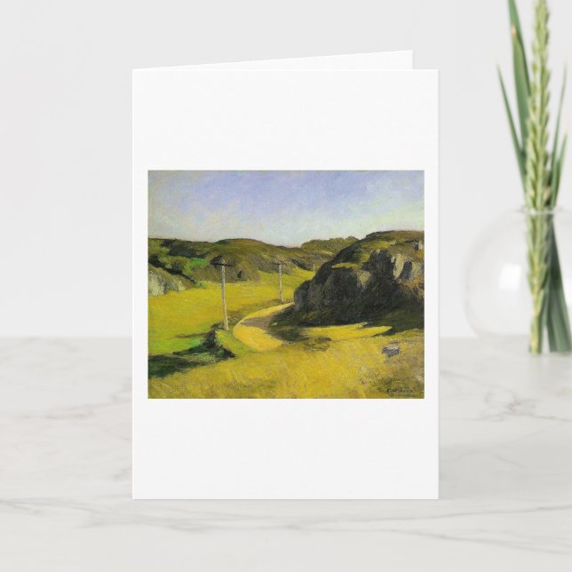 Road in Maine - Edward Hopper Card (Front)