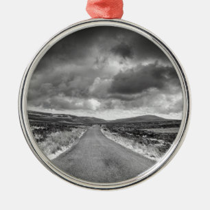 Road in Rainstorm Metal Tree Decoration