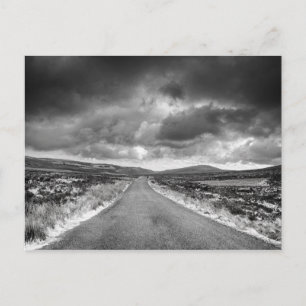 Road in Rainstorm Postcard