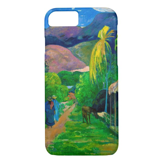 Road in Tahiti, Gauguin Case-Mate iPhone Case (Back)