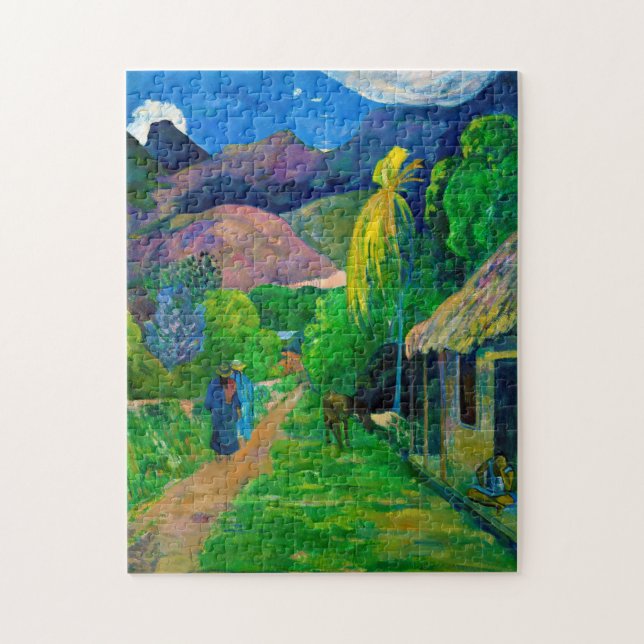 Road in Tahiti, Gauguin Jigsaw Puzzle (Vertical)