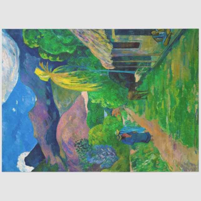 Road in Tahiti, Gauguin Tissue Paper (Front)