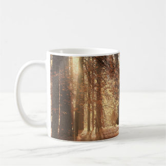 Road in the autumn forestroad,adventure,foliage,la coffee mug