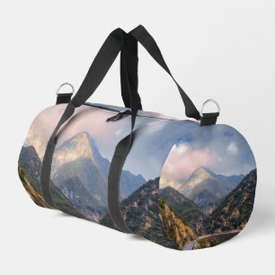 Road Into the Quiet Landscape Photo Wall Art Print Duffle Bag